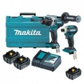 Makita DLX2455G - 18V 6.0Ah Li-Ion Brushless 2 Piece Combo Kit